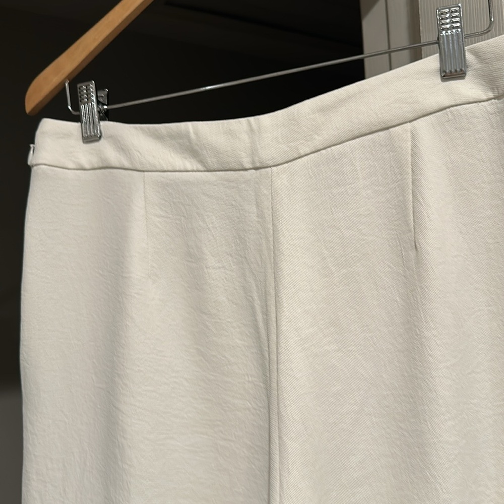 J Crew cream wide leg sailor style trousers - Picture 3 of 8